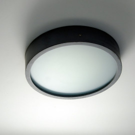 Small concrete ceiling lamp