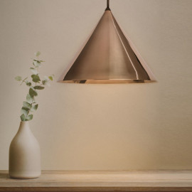 Modern ceiling lamp - chrome