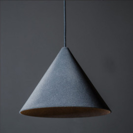 Hanging lamp - velvet - M