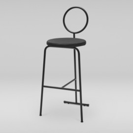Designerskie krzesło barowe