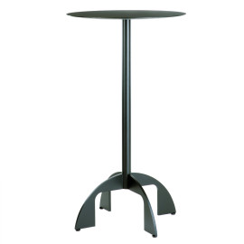 Bar table on a metal leg