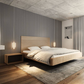 Theska Store | meble designerskie | łóżko dębowe | łóżko dębowe nowoczesne