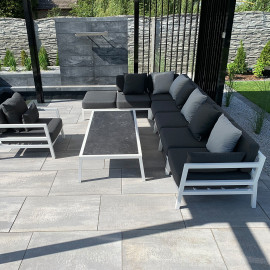 Set of modular garden sofa...