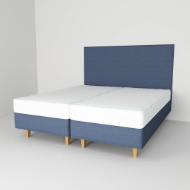 Eskada boxspring bed with a...